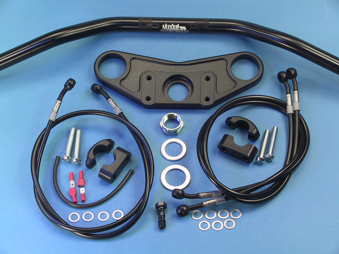 SC45 Für HONDA VTR 1000 SP2 KOMPLETT Stahlflex Bremsleitungen
