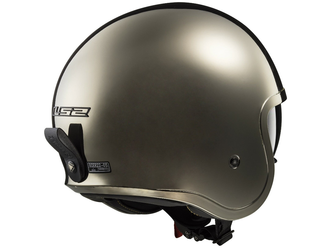 L Weiss//Rot LS2 Motorradhelm OF599 SPITFIRE RUST Weiss Rot
